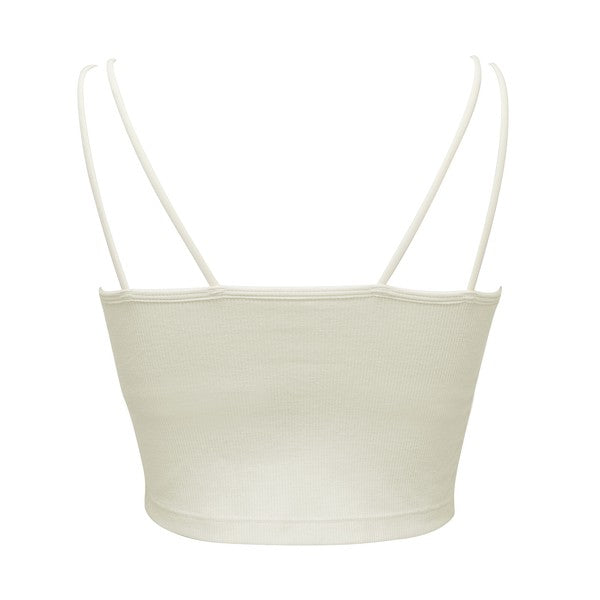 Tube Top with Cup Cropped