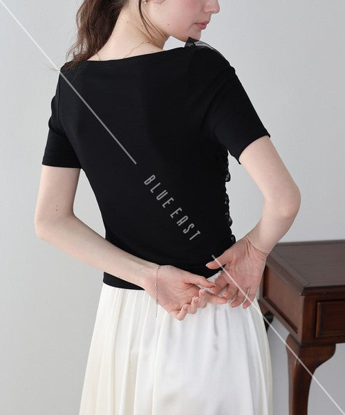 T-shirt Ladies fashion Cut-and-sew