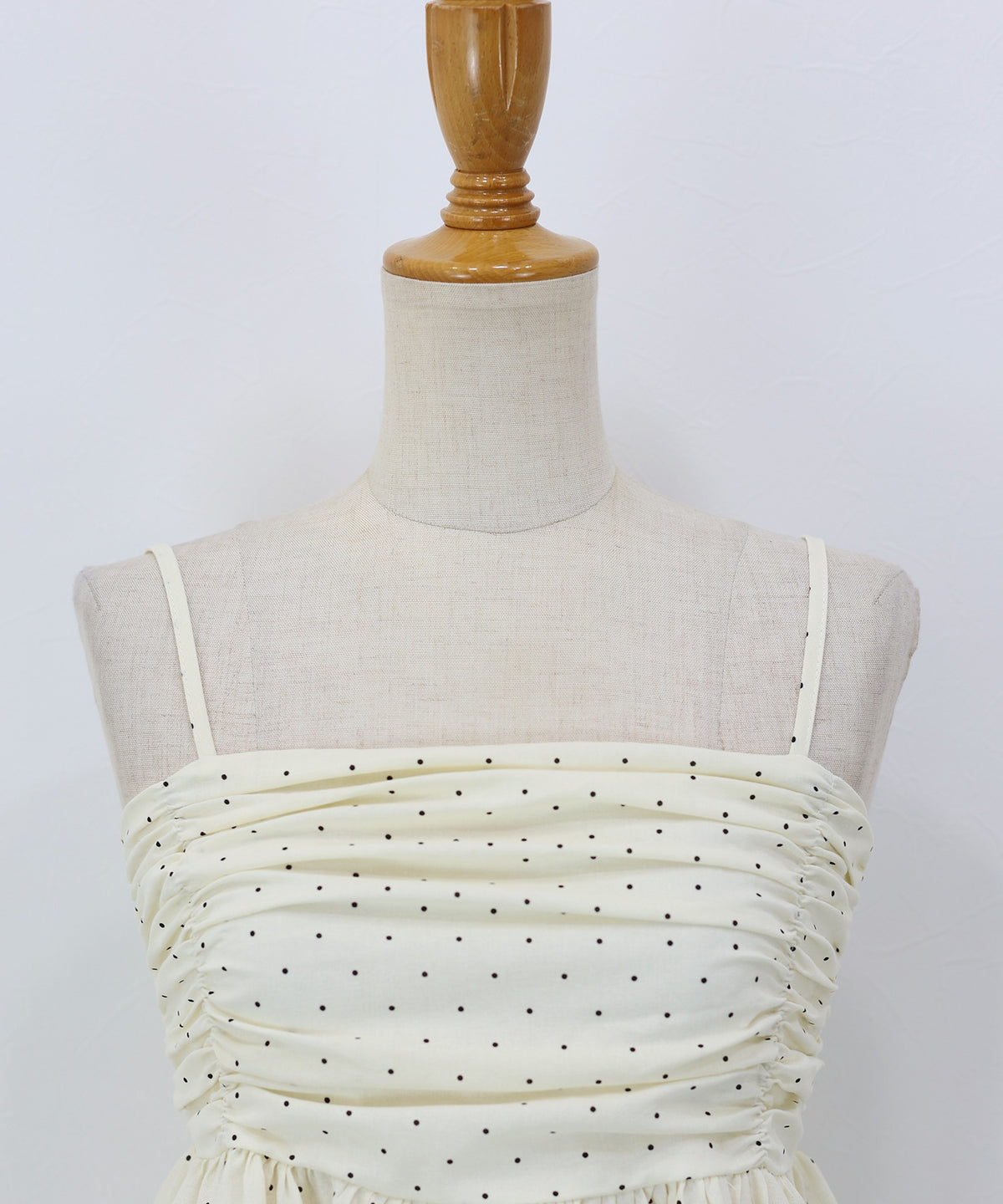 【Sale ended】Peplum Camisole with Ribbon Tie