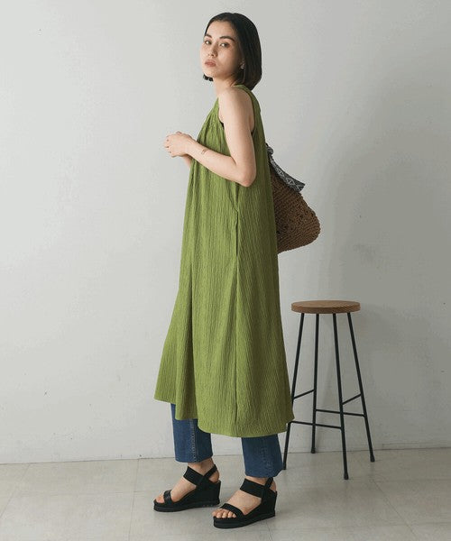 Jacquard Flare Dress◇Dress with a Fluffy Silhouette