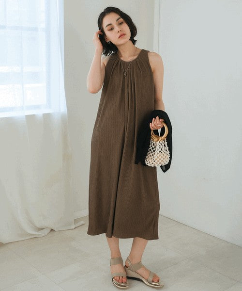 Jacquard Flare Dress◇Dress with a Fluffy Silhouette