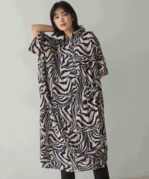 Zebra Print Dress◇Effortlessly Wearable Zebra Print Dress Perfect for Summer