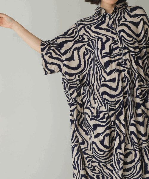 Zebra Print Dress◇Effortlessly Wearable Zebra Print Dress Perfect for Summer