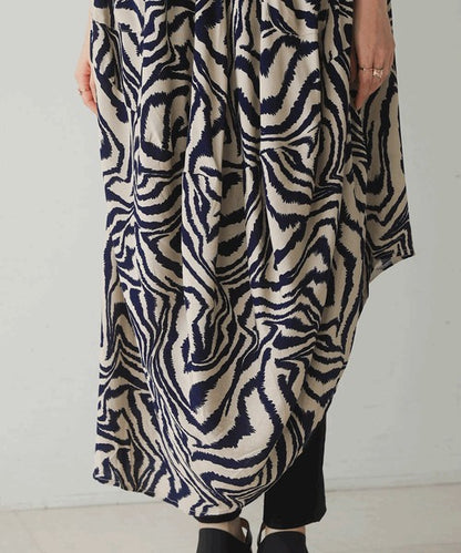 Zebra Print Dress◇Effortlessly Wearable Zebra Print Dress Perfect for Summer