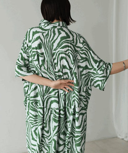 Zebra Print Dress◇Effortlessly Wearable Zebra Print Dress Perfect for Summer