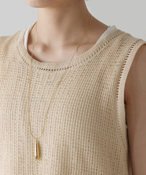 Tank Set Back Ribbon Knit◇Knit and Tank Set Item, Also Great as Separates