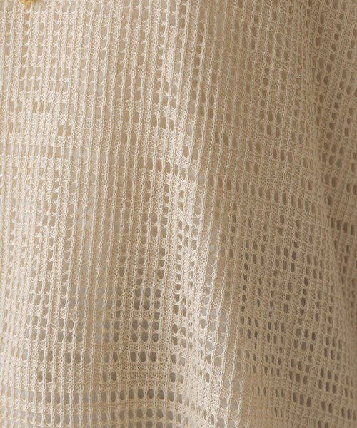 Tank Set Back Ribbon Knit◇Knit and Tank Set Item, Also Great as Separates