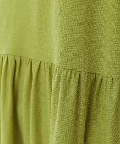 Pique Wide Gather Pullover◇Smooth Dry-Touch Pullover in Pique Fabric