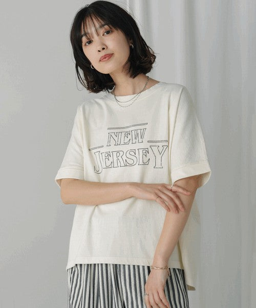 Vintage Print T-Shirt◇Logo T-Shirt with a Distressed Vintage Feel