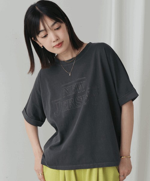 Vintage Print T-Shirt◇Logo T-Shirt with a Distressed Vintage Feel