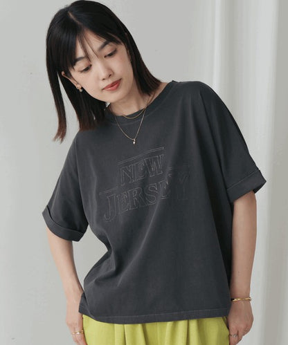 Vintage Print T-Shirt◇Logo T-Shirt with a Distressed Vintage Feel