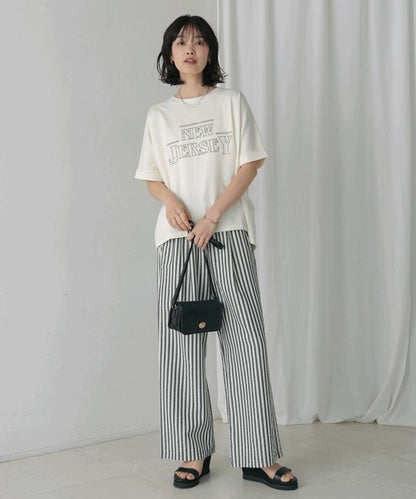 Vintage Print T-Shirt◇Logo T-Shirt with a Distressed Vintage Feel