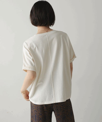 Vintage Print T-Shirt◇Logo T-Shirt with a Distressed Vintage Feel