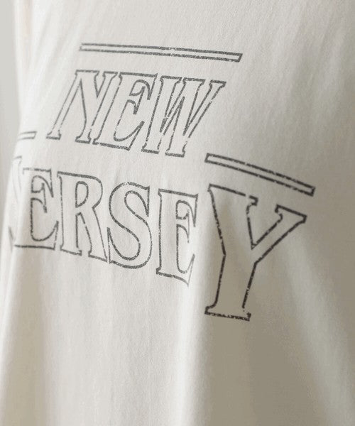 Vintage Print T-Shirt◇Logo T-Shirt with a Distressed Vintage Feel