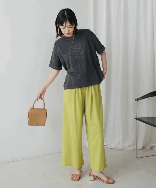 Vintage Print T-Shirt◇Logo T-Shirt with a Distressed Vintage Feel