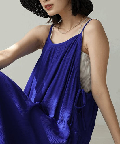 Rayon Crepe Cami Dress◇Feminine Dress with Generous Gathers