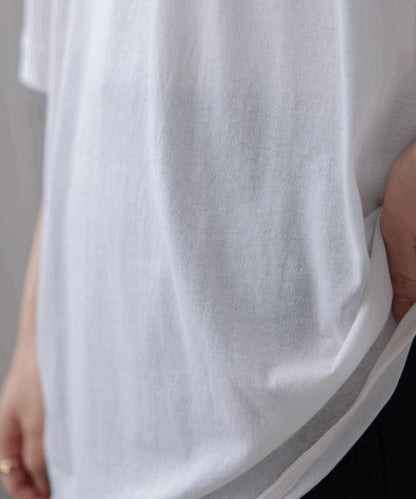 Recycled Poly Jersey Arch Logo T-Shirt◇Soft T-Shirt with Arch Logo Detail
