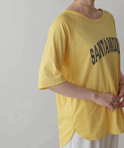 Recycled Poly Jersey Arch Logo T-Shirt◇Soft T-Shirt with Arch Logo Detail