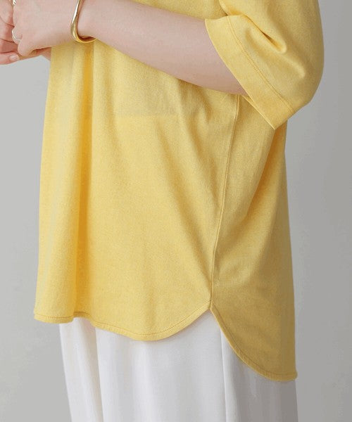 Recycled Poly Jersey Arch Logo T-Shirt◇Soft T-Shirt with Arch Logo Detail