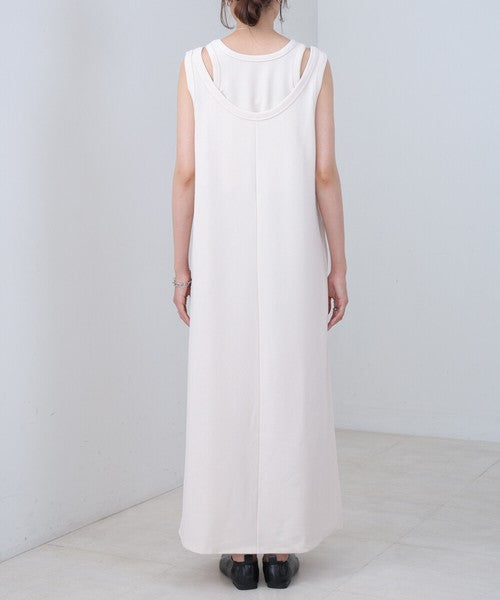 Layered Set Dress◇Combines Both Stretch and Moderate Texture