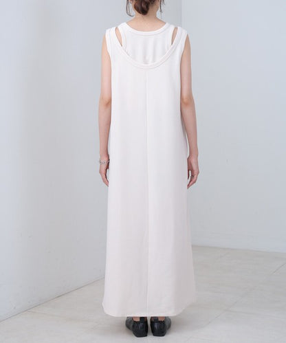 Layered Set Dress◇Combines Both Stretch and Moderate Texture