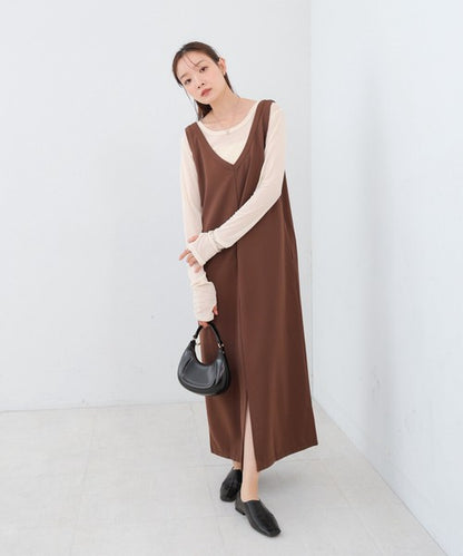 Layered Set Dress◇Combines Both Stretch and Moderate Texture