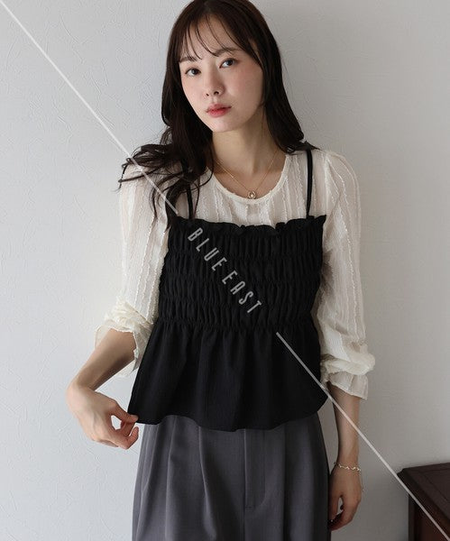 Button Shirt/Blouse Ladies fashion Layered Blouse Bustier [2025 NEW]