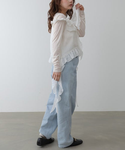 Bab Ruffle Frill Camisole◇Can Be Worn Across All Seasons