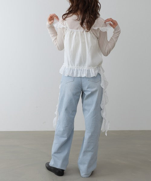 Bab Ruffle Frill Camisole◇Can Be Worn Across All Seasons