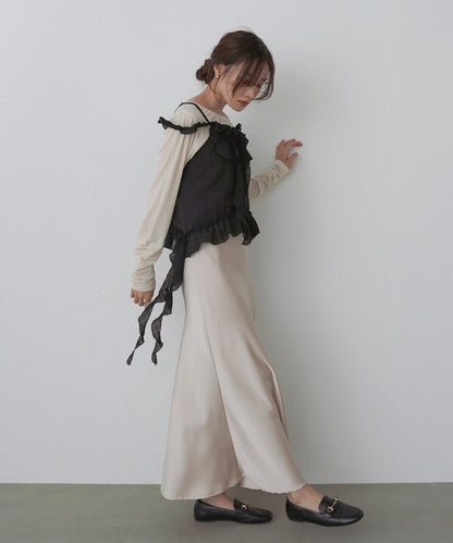 Bab Ruffle Frill Camisole◇Can Be Worn Across All Seasons