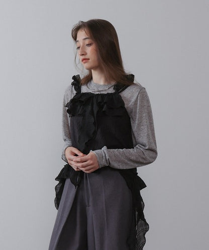 Bab Ruffle Frill Camisole◇Can Be Worn Across All Seasons