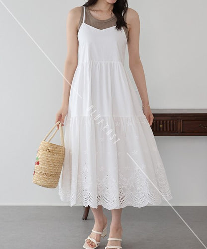 Casual Dress Ladies fashion Camisole Dress Cotton