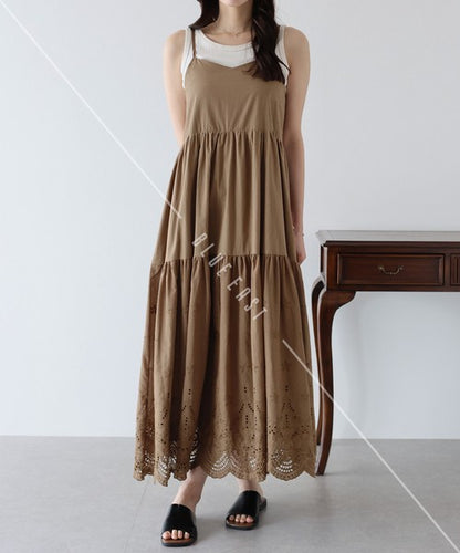 Casual Dress Ladies fashion Camisole Dress Cotton