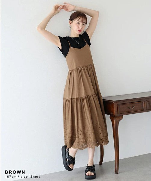 Casual Dress Ladies fashion Camisole Dress Cotton