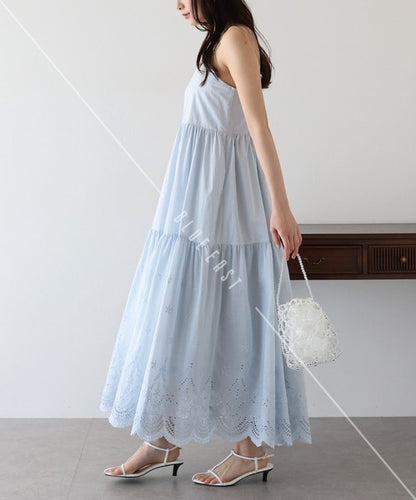 Casual Dress Ladies fashion Camisole Dress Cotton