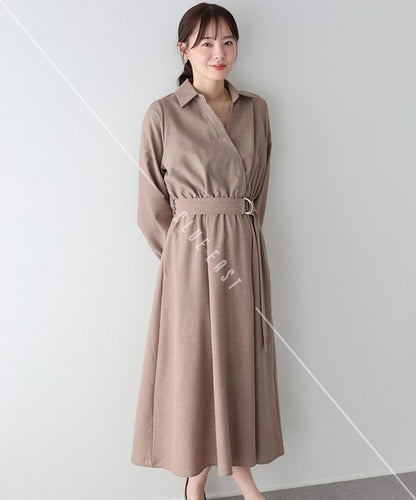 Casual Dress Ladies fashion Shirt Dress