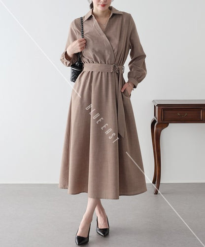 Casual Dress Ladies fashion Shirt Dress