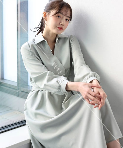 Casual Dress Ladies fashion Shirt Dress