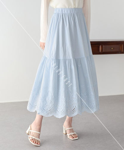 Skirt Tiered Skirt Cotton
