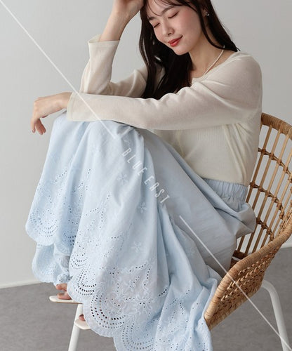 Skirt Tiered Skirt Cotton