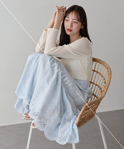 Skirt Tiered Skirt Cotton