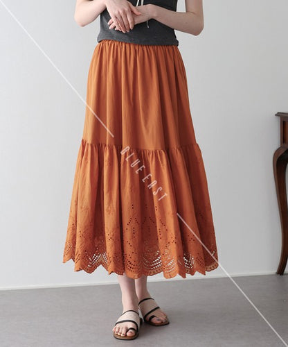 Skirt Tiered Skirt Cotton