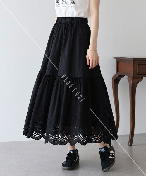 Skirt Tiered Skirt Cotton