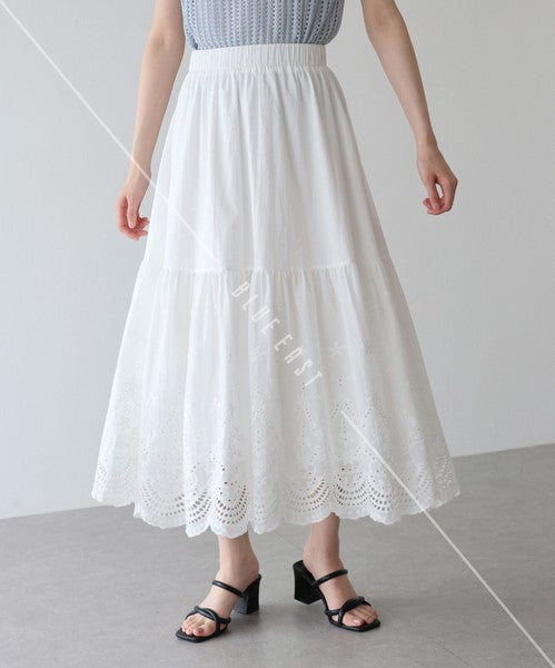 Skirt Tiered Skirt Cotton