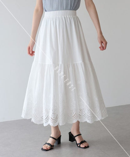 Skirt Tiered Skirt Cotton