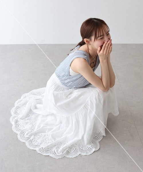 Skirt Tiered Skirt Cotton