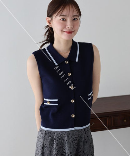 Sweater/Knitwear Ladies fashion Sleeveless