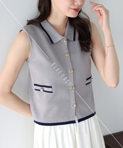 Sweater/Knitwear Ladies fashion Sleeveless