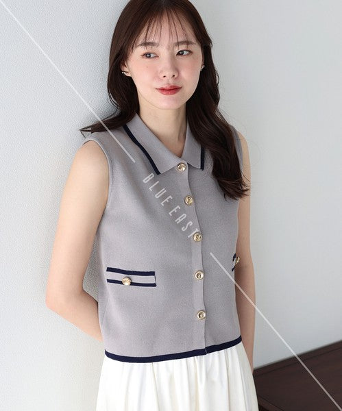 Sweater/Knitwear Ladies fashion Sleeveless