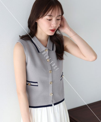 Sweater/Knitwear Ladies fashion Sleeveless